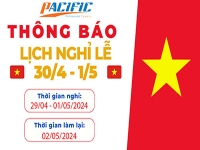 THÔNG BÁO LỊCH NGHỈ LỄ 30/04 VÀ 01/05/2024