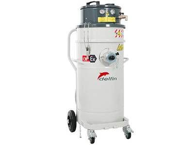 Máy hút bụi chống cháy nổ dùng khí nén Delfin 802 WD AIREX 1/3D