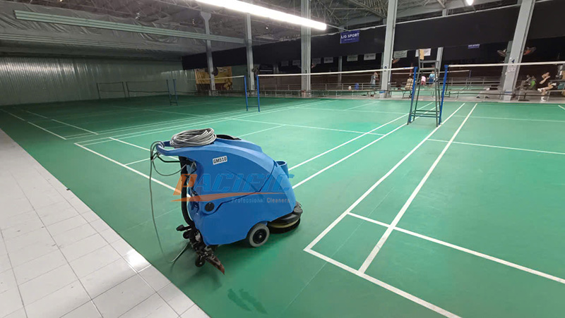 MÁY VỆ SINH SÀN THỂ THAO SÂN CẦU LÔNG